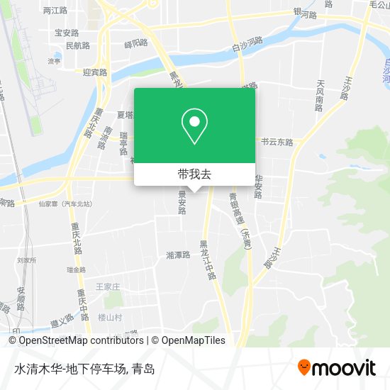 水清木华-地下停车场地图