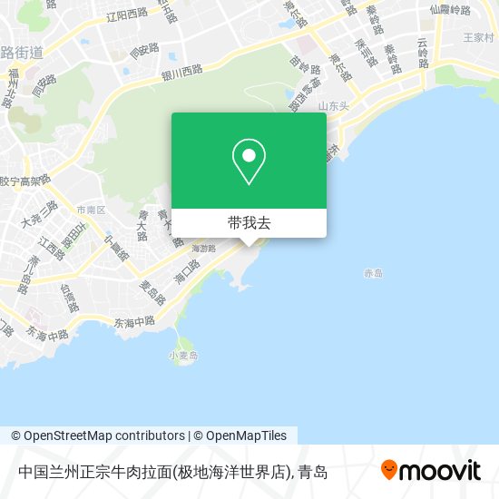 中国兰州正宗牛肉拉面(极地海洋世界店)地图