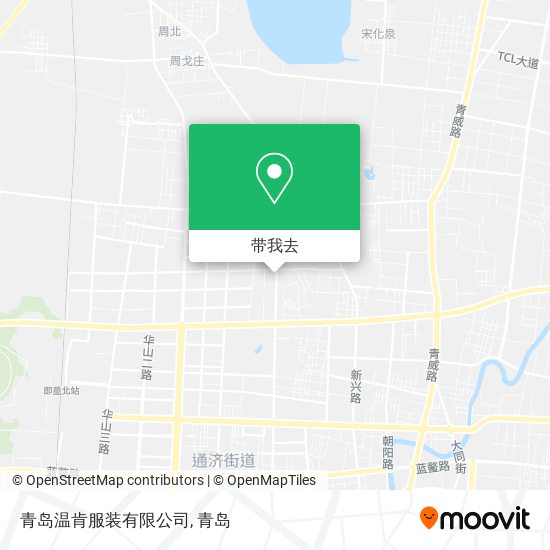 青岛温肯服装有限公司地图