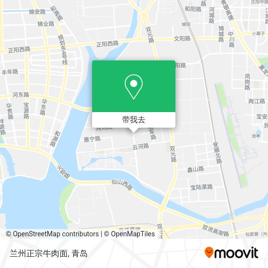 兰州正宗牛肉面地图