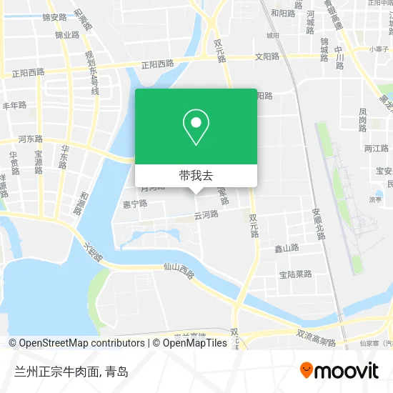兰州正宗牛肉面地图