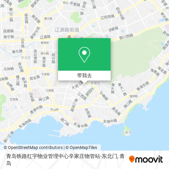 青岛铁路红宇物业管理中心辛家庄物管站-东北门地图