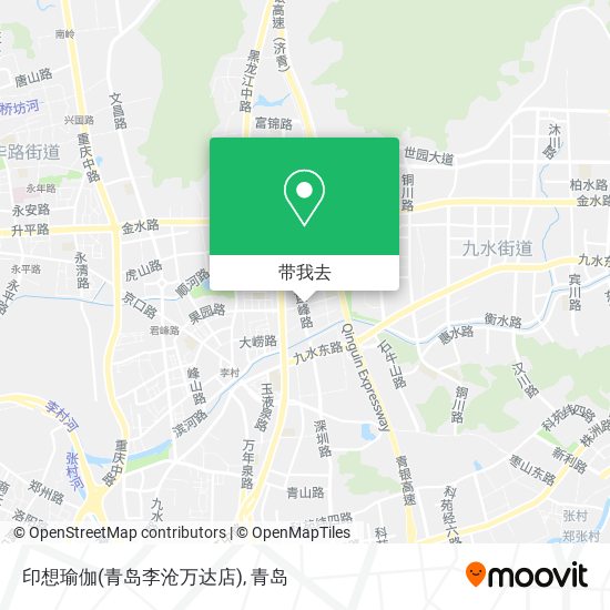 印想瑜伽(青岛李沧万达店)地图