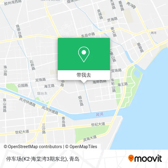 停车场(K2·海棠湾3期东北)地图
