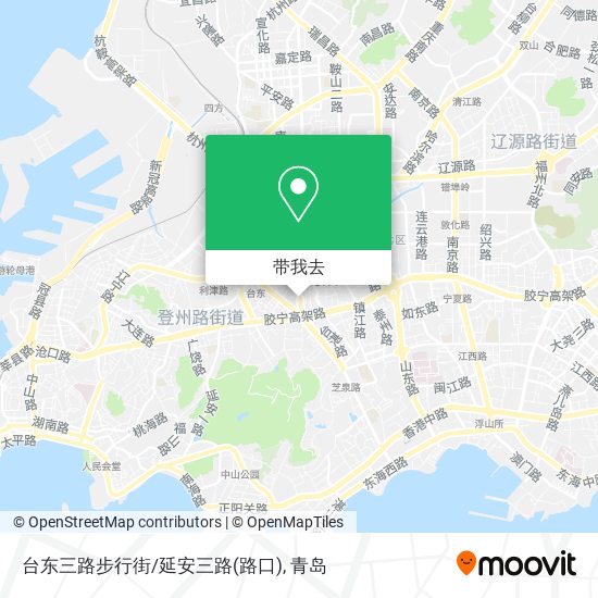 台东三路步行街/延安三路(路口)地图