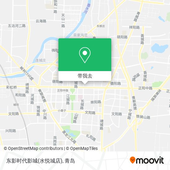 东影时代影城(水悦城店)地图