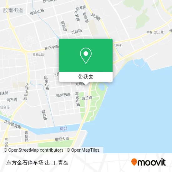东方金石停车场-出口地图
