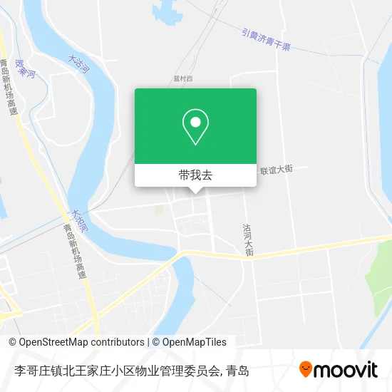 李哥庄镇北王家庄小区物业管理委员会地图