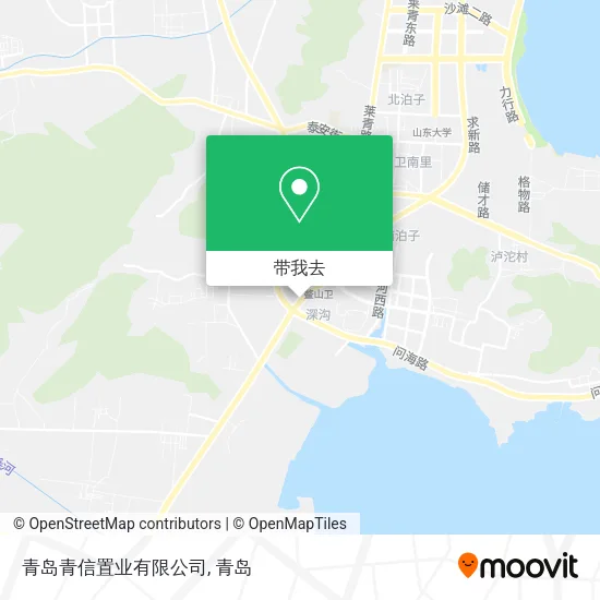 青岛青信置业有限公司地图
