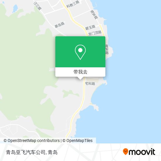 青岛亚飞汽车公司地图