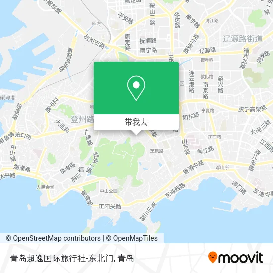 青岛超逸国际旅行社-东北门地图