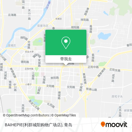BAIHEPIE(利群城阳购物广场店)地图