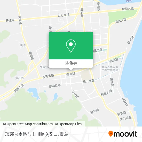 琅琊台南路与山川路交叉口地图