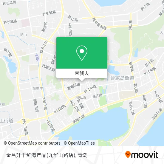 金昌升干鲜海产品(九华山路店)地图