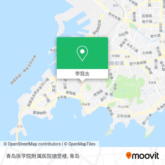青岛医学院附属医院德贤楼地图