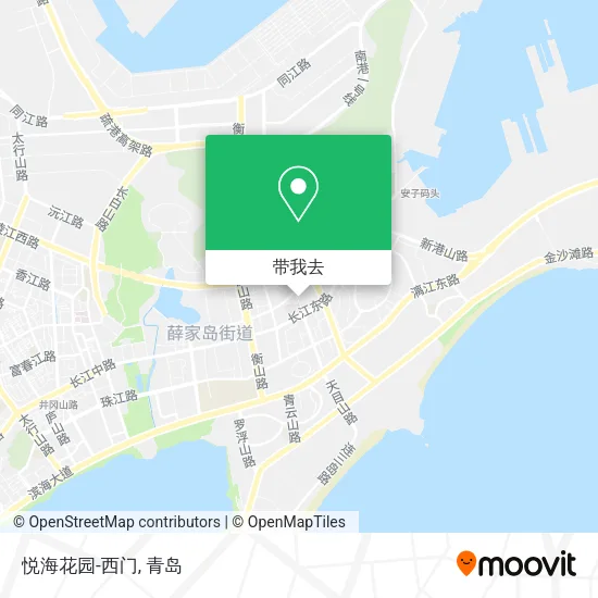 悦海花园-西门地图