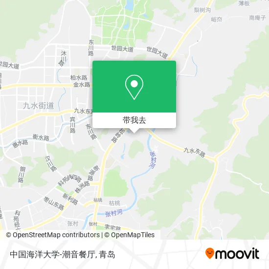 中国海洋大学-潮音餐厅地图