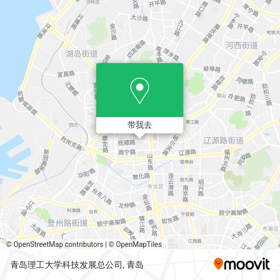 青岛理工大学科技发展总公司地图