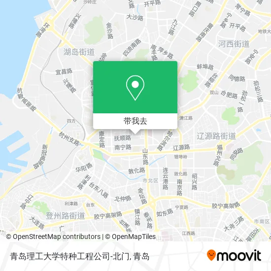 青岛理工大学特种工程公司-北门地图