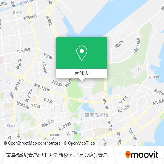 菜鸟驿站(青岛理工大学新校区邮局旁店)地图