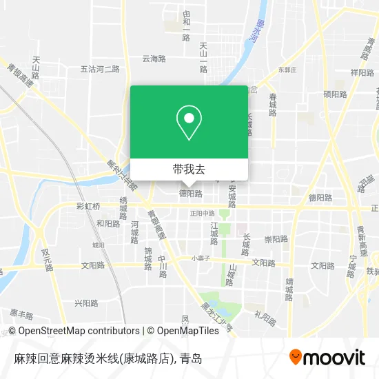麻辣回意麻辣烫米线(康城路店)地图