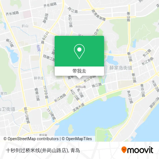 十秒到过桥米线(井岗山路店)地图