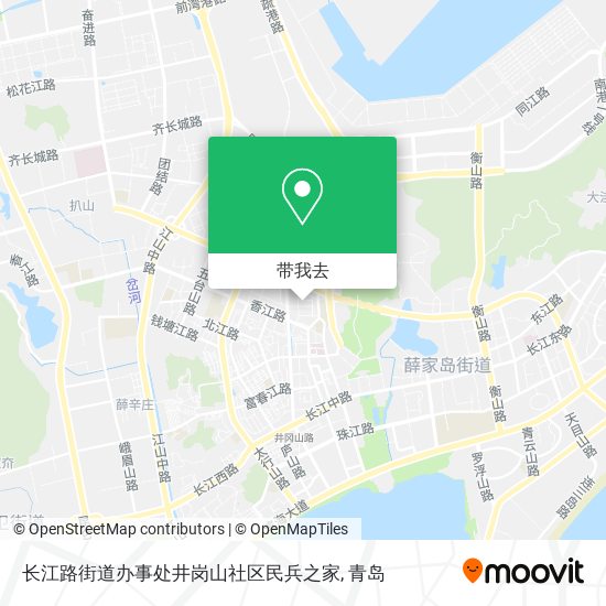 长江路街道办事处井岗山社区民兵之家地图