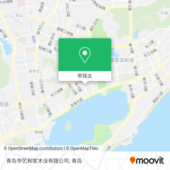 青岛华艺和室木业有限公司地图