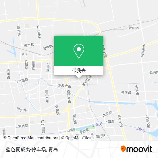 蓝色夏威夷-停车场地图