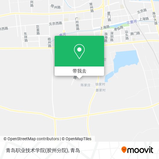 青岛职业技术学院(胶州分院)地图