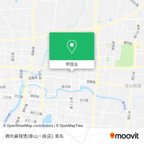 腾尚麻辣烫(泰山一路店)地图