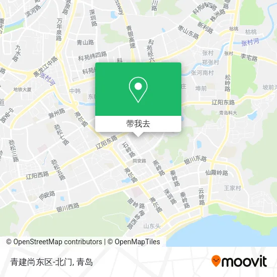 青建尚东区-北门地图