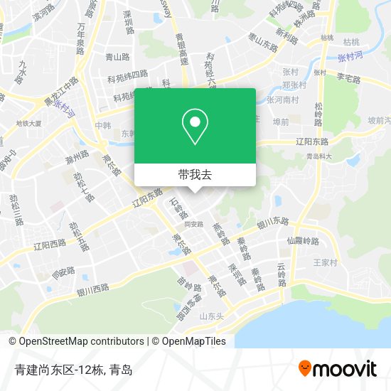 青建尚东区-12栋地图
