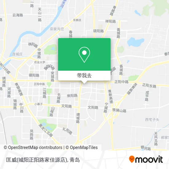 匡威(城阳正阳路家佳源店)地图