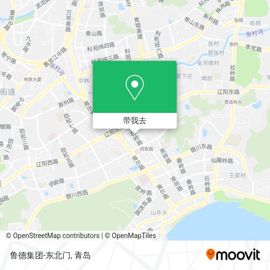 鲁德集团-东北门地图