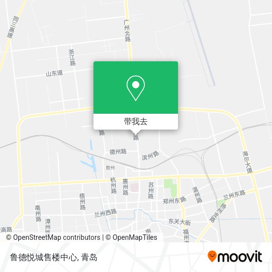 鲁德悦城售楼中心地图