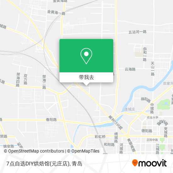 7点自选DIY烘焙馆(元庄店)地图