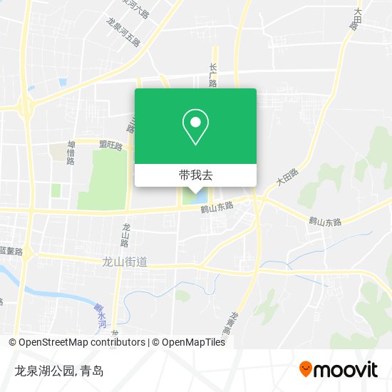 龙泉湖公园地图