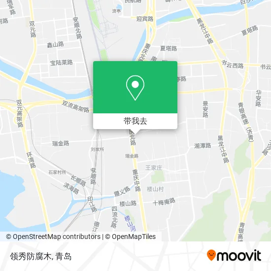 领秀防腐木地图