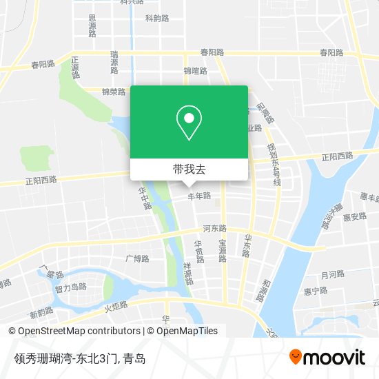 领秀珊瑚湾-东北3门地图