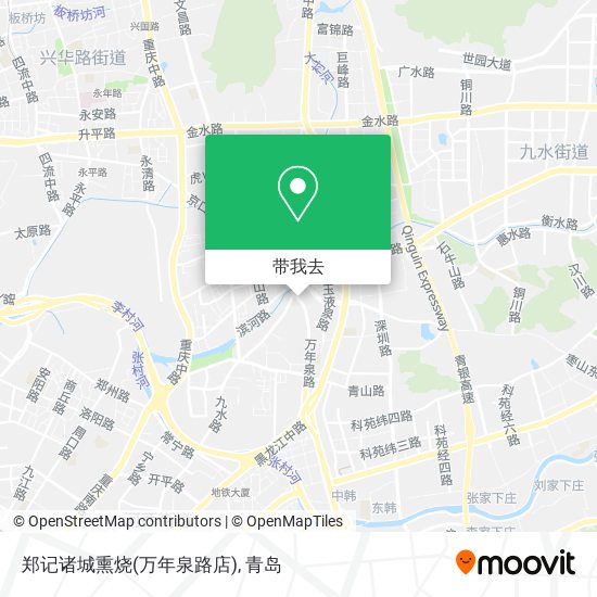郑记诸城熏烧(万年泉路店)地图