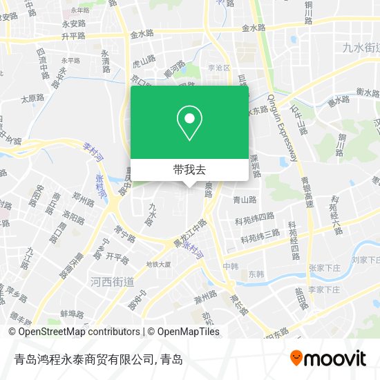 青岛鸿程永泰商贸有限公司地图