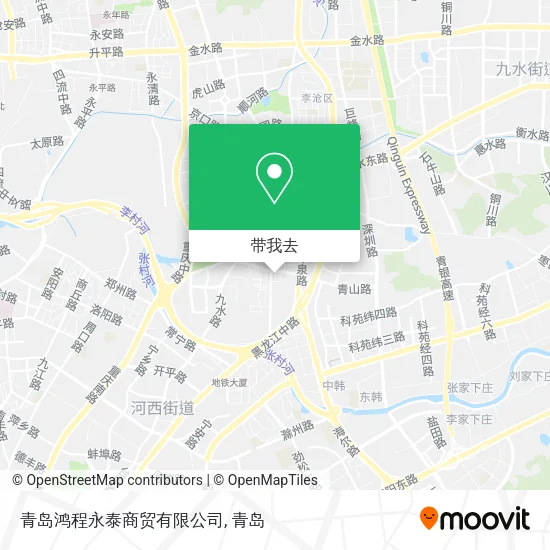 青岛鸿程永泰商贸有限公司地图