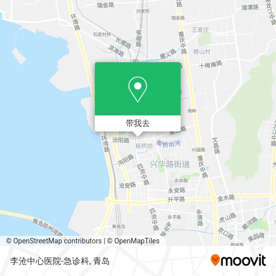 李沧中心医院-急诊科地图
