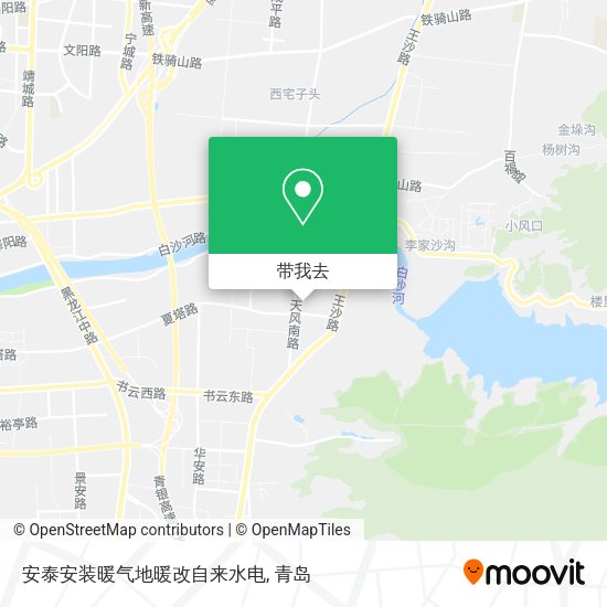 安泰安装暖气地暖改自来水电地图
