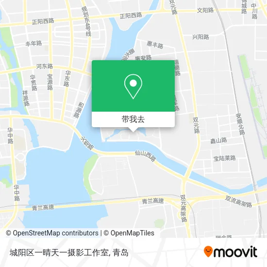 城阳区一晴天一摄影工作室地图
