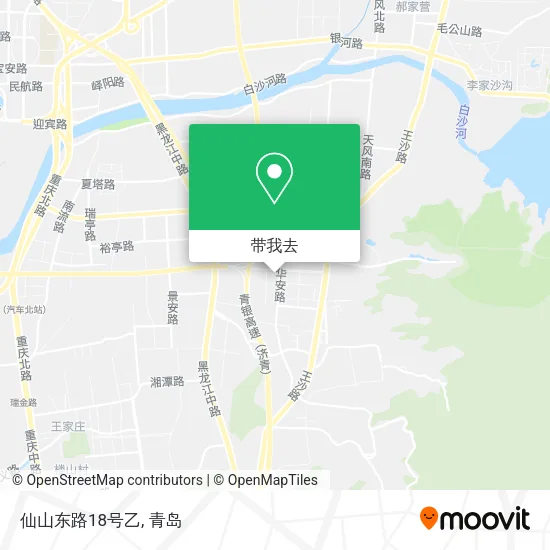 仙山东路18号乙地图