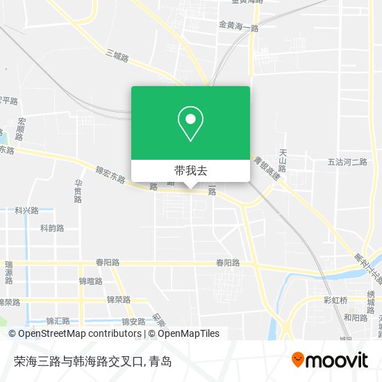 荣海三路与韩海路交叉口地图