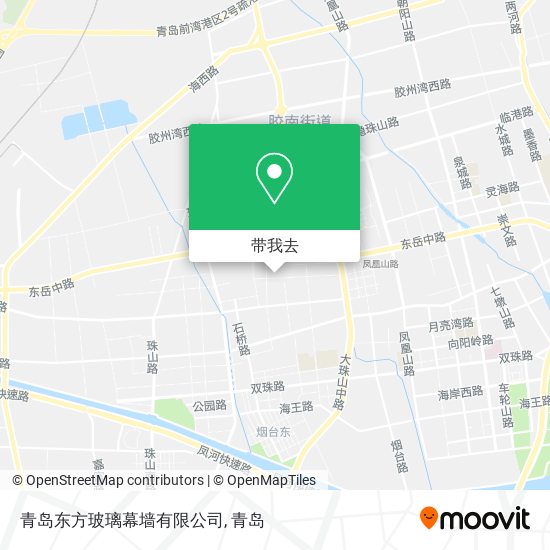 青岛东方玻璃幕墙有限公司地图