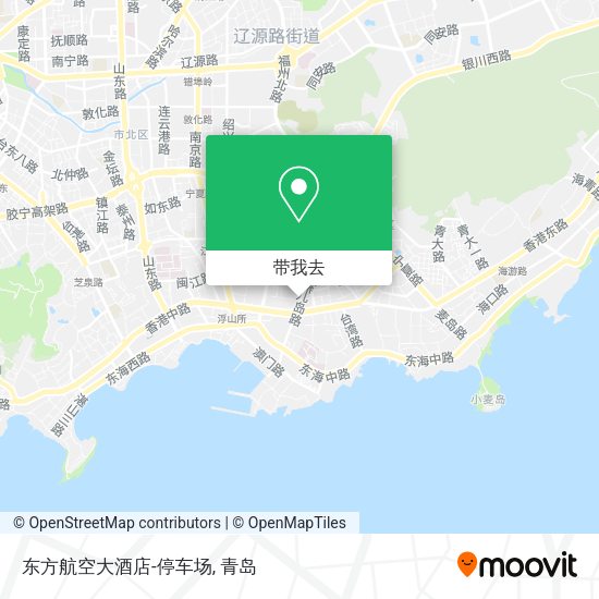 东方航空大酒店-停车场地图